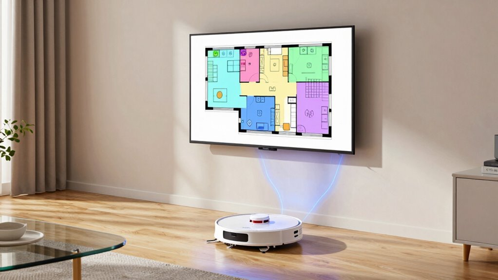 room mapping robot vacuum cleaners