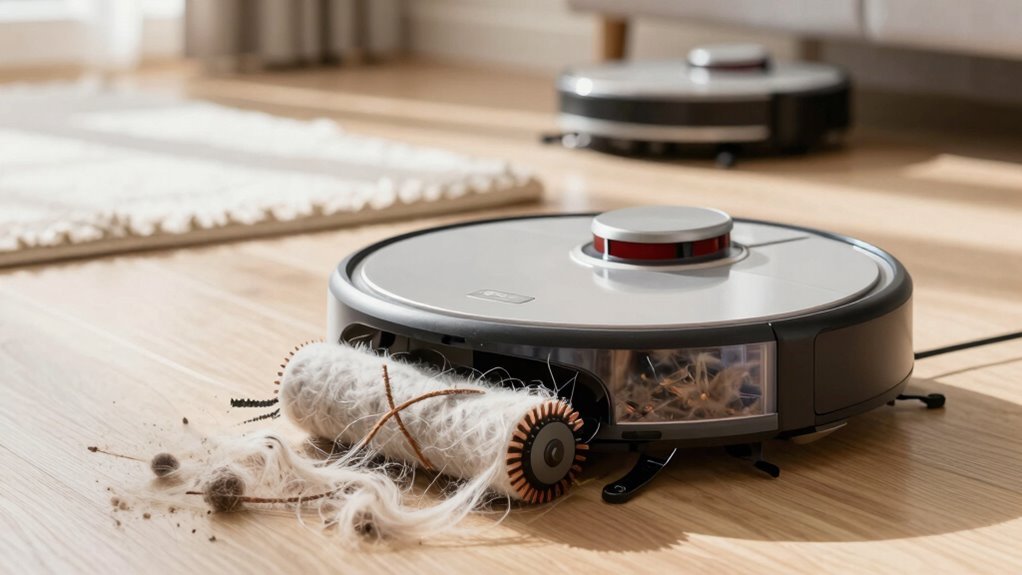 rubber brush auto empty pet vacuums