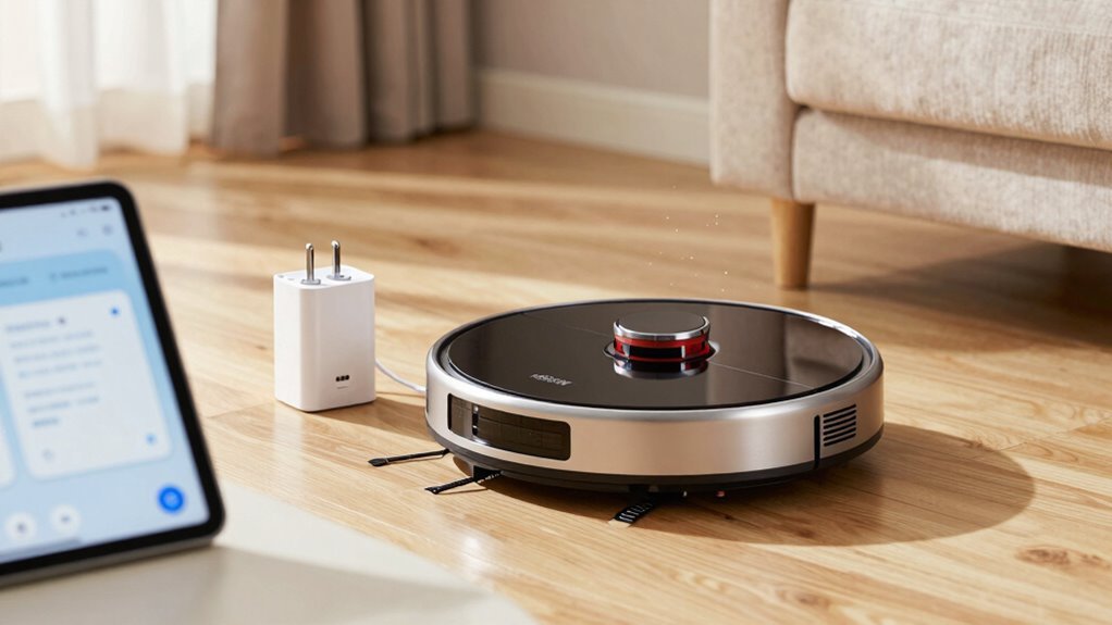 secure robot vacuum network
