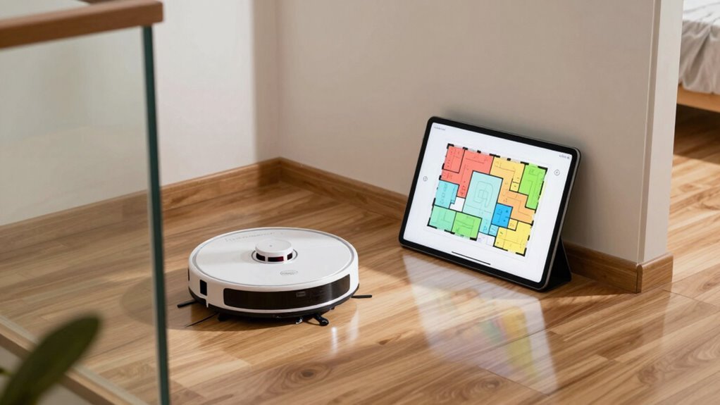 separate maps per floor