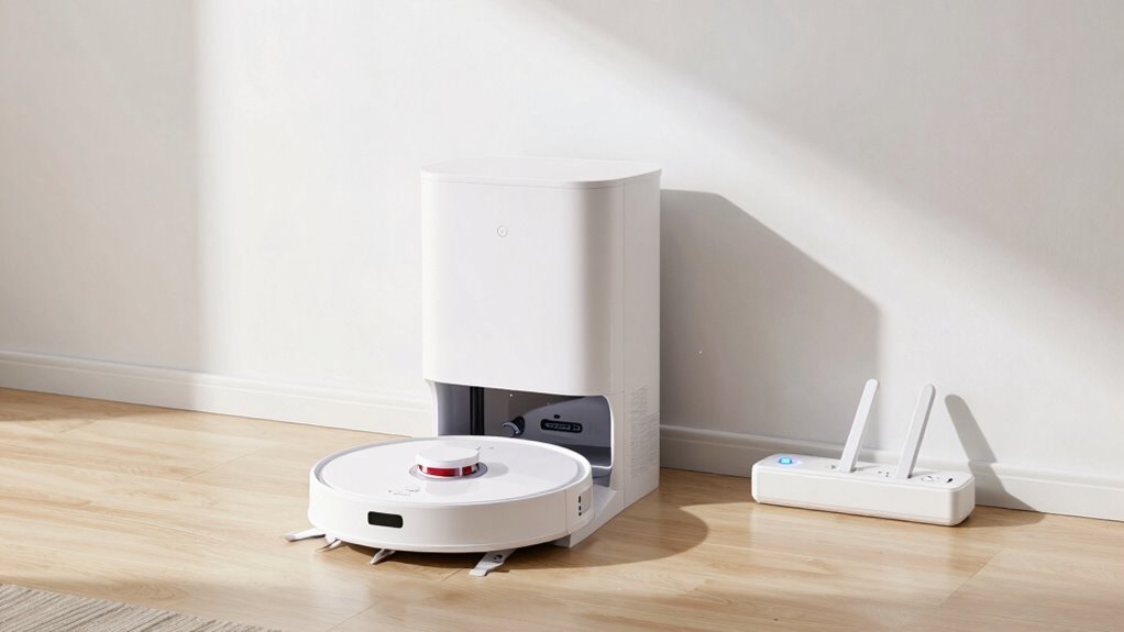 smart vacuums dock precisely
