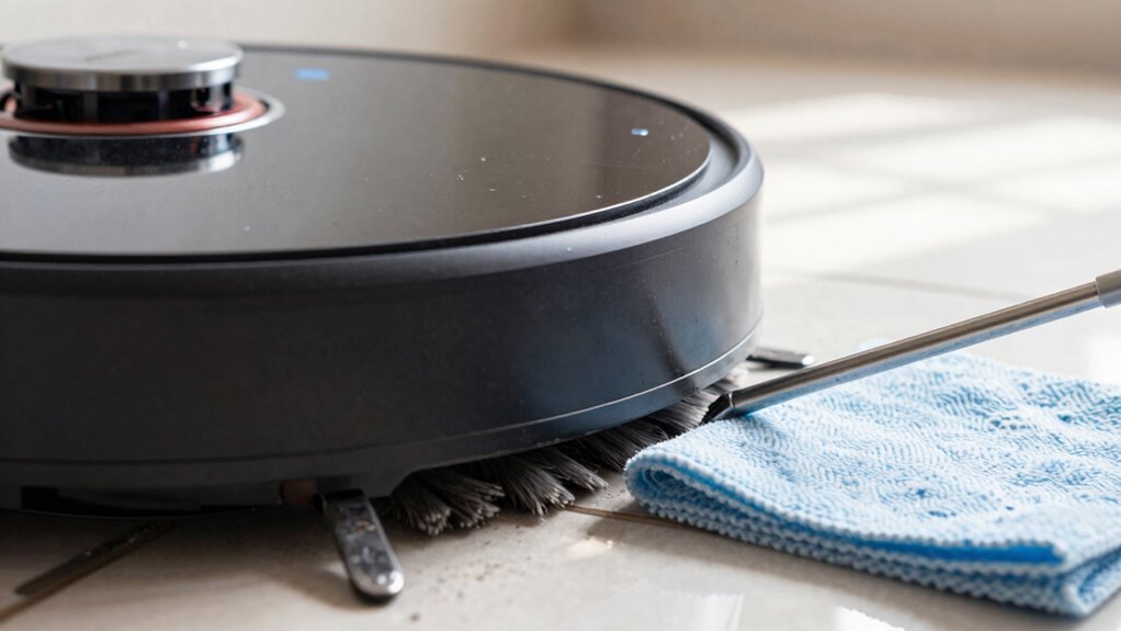 snip debris wipe bearings