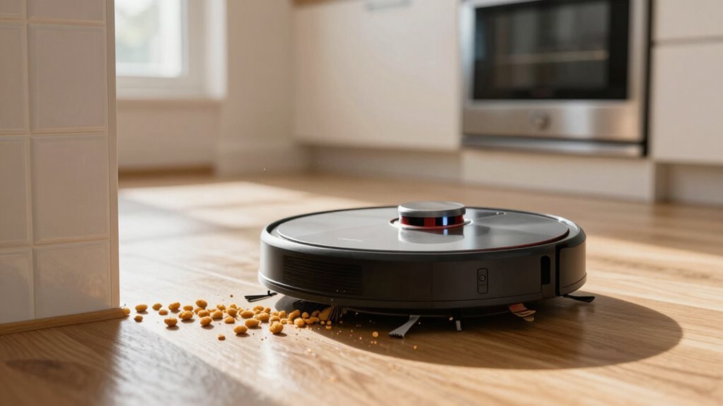 spot cleaning handles kibble spills