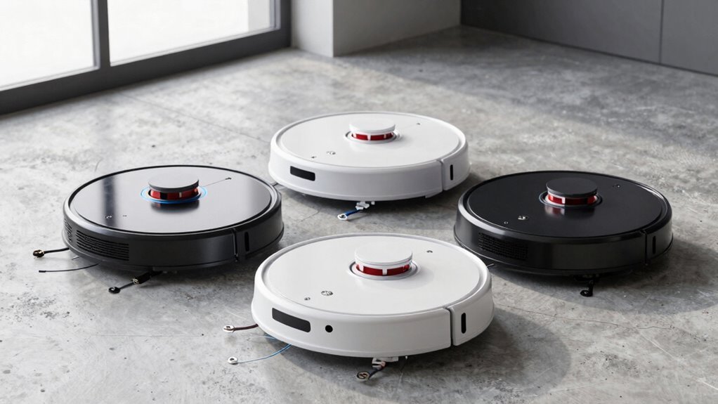 three repairable durable vacuums