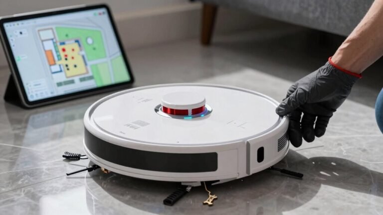 troubleshooting robotic vacuum mapping