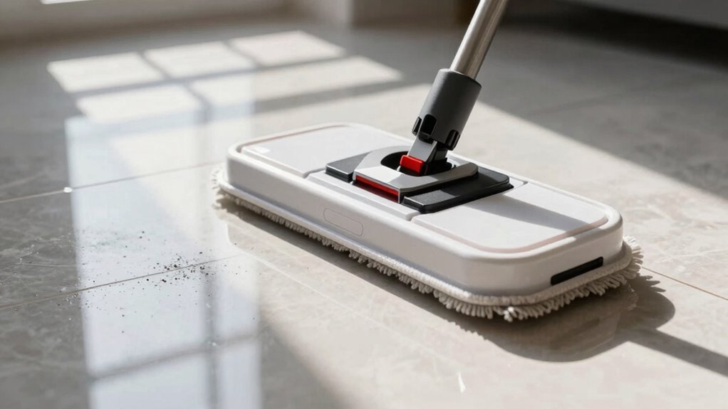 two pass suction self cleaning mops