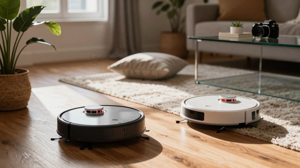 two robot vacuums coexist