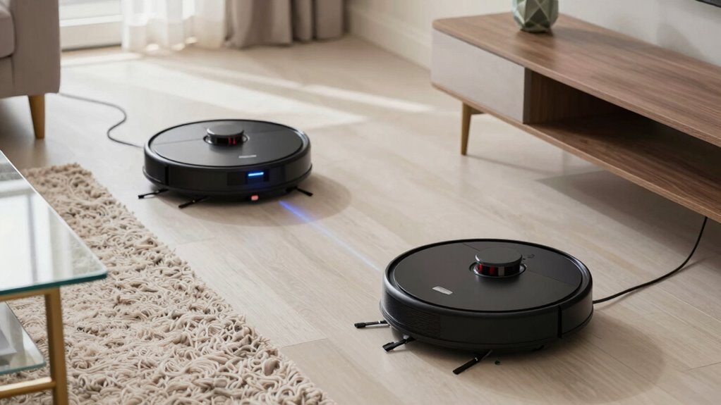 two vacuums coordinate routing