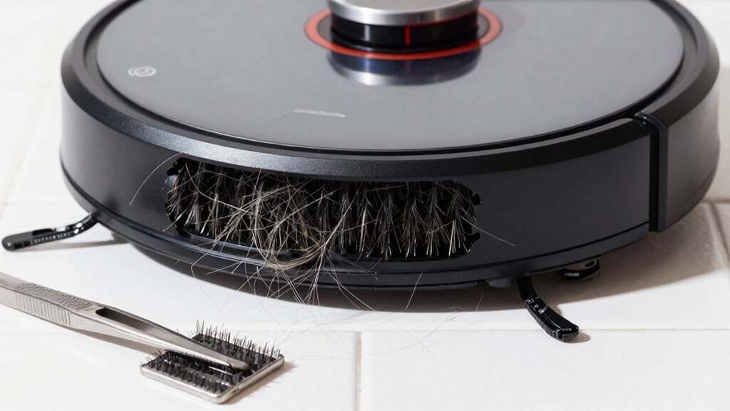 unplug remove brush clean