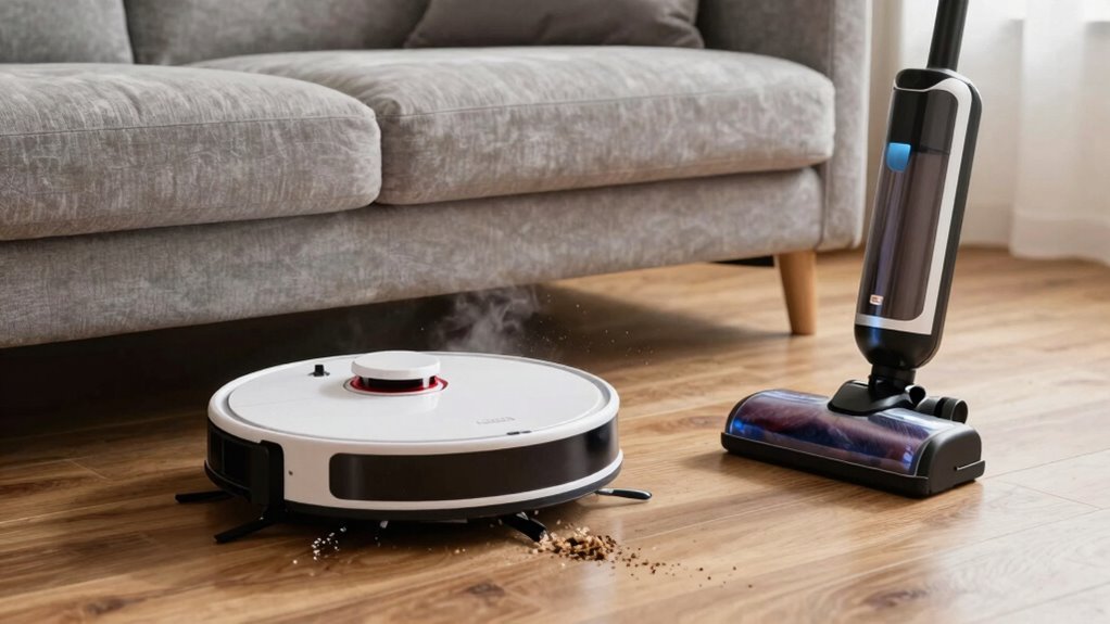 uprights outperform robots decisively