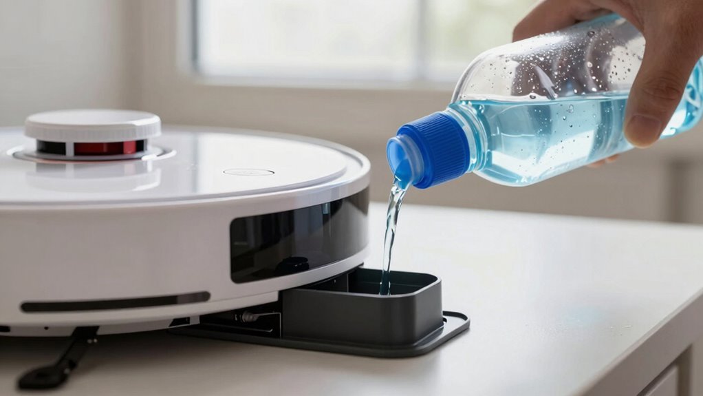 use manufacturer approved low foam cleaners