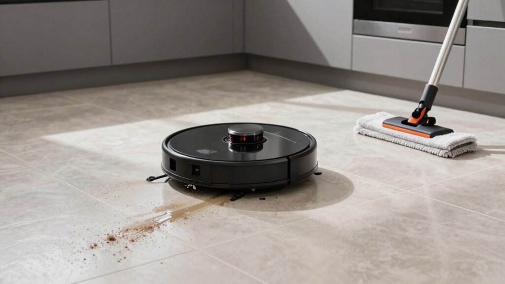 vacuum first mop later