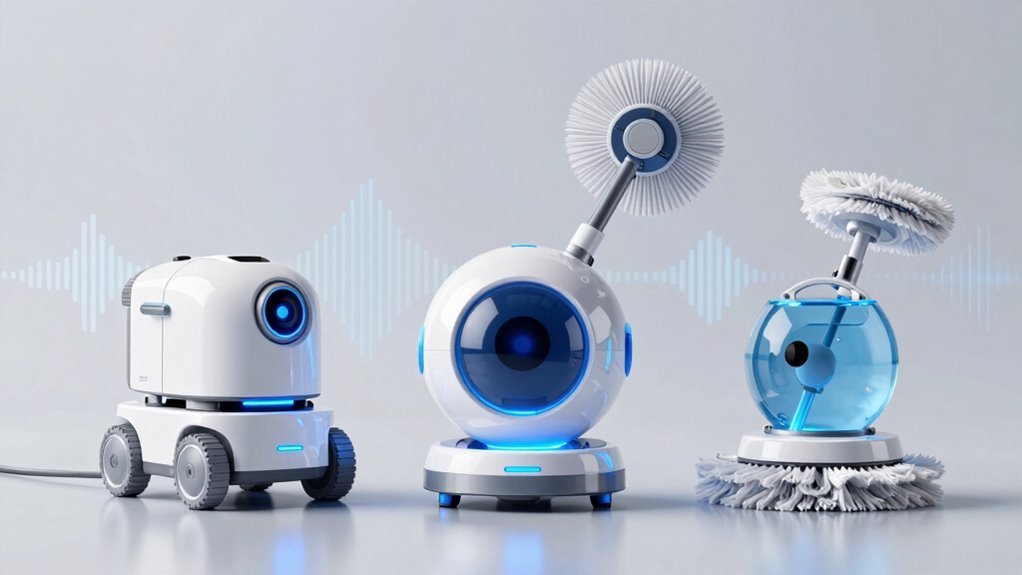 voice controlled robot mops ecosystem