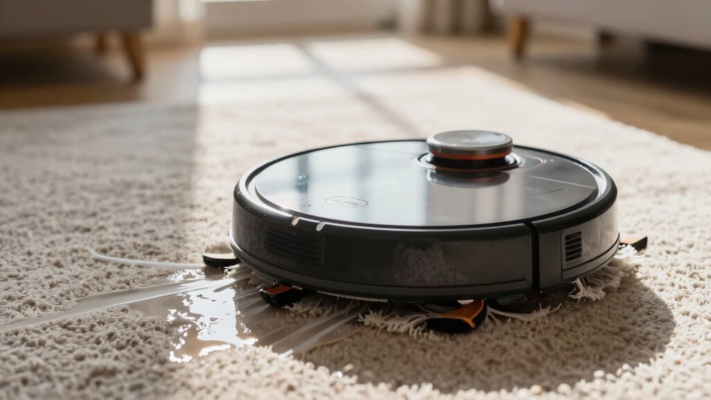 wet mop on carpets