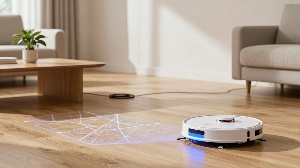 wifi free robot maps rooms